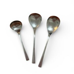 3 Gero Zilmeta Dutch serving spoon set